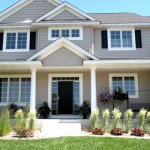 home exterior with front porch and columns