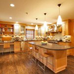 kitchen island with seating