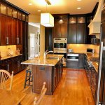 kitchen island with sink