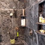 walk-in shower covered in slate walk-in shower covered in slate
