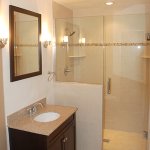 small bathroom remodel with walk-in shower