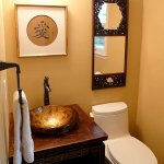 bathroom remodel with vessel sink