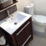 bathroom sink and toilet