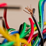 jumble of colored electrical wires (Photo by Brandon Smith)