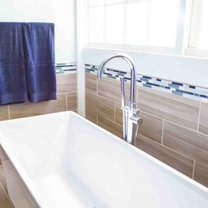 How Much Does Bathroom Tile Installation Cost Angie S List Wood Tile On Bathroom Walls Flooring