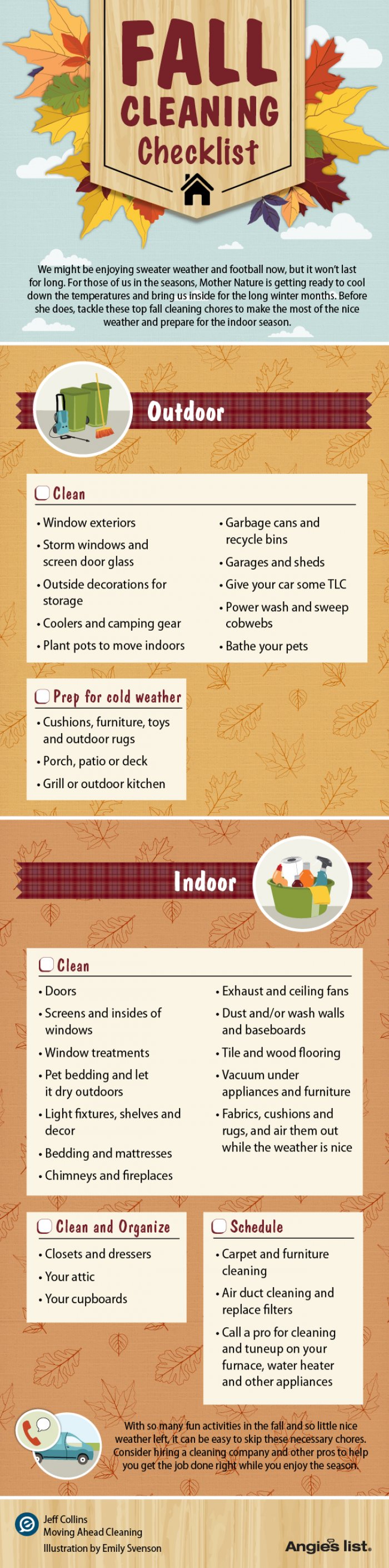 fall cleaning checklist