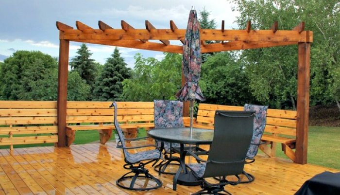 wood deck