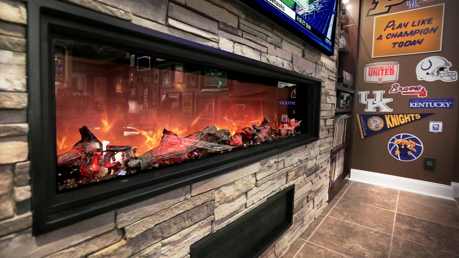 Is An Electric Fireplace Worth The Money Angie S List Electric Fireplace In Stone Surround