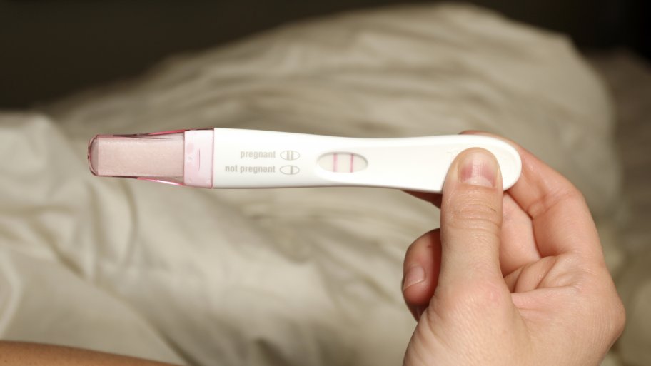positive pregnancy stick test