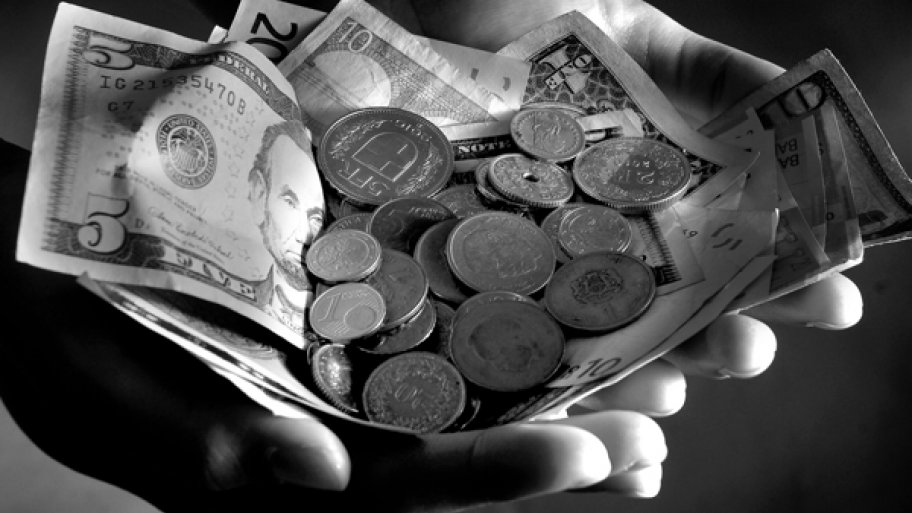 Paper money and coins