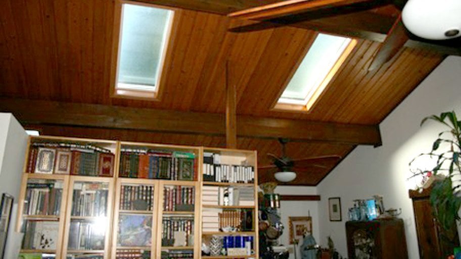 Skylights can help add natural light to darker rooms. (Photo courtesy of Angie's List member Harold G.)